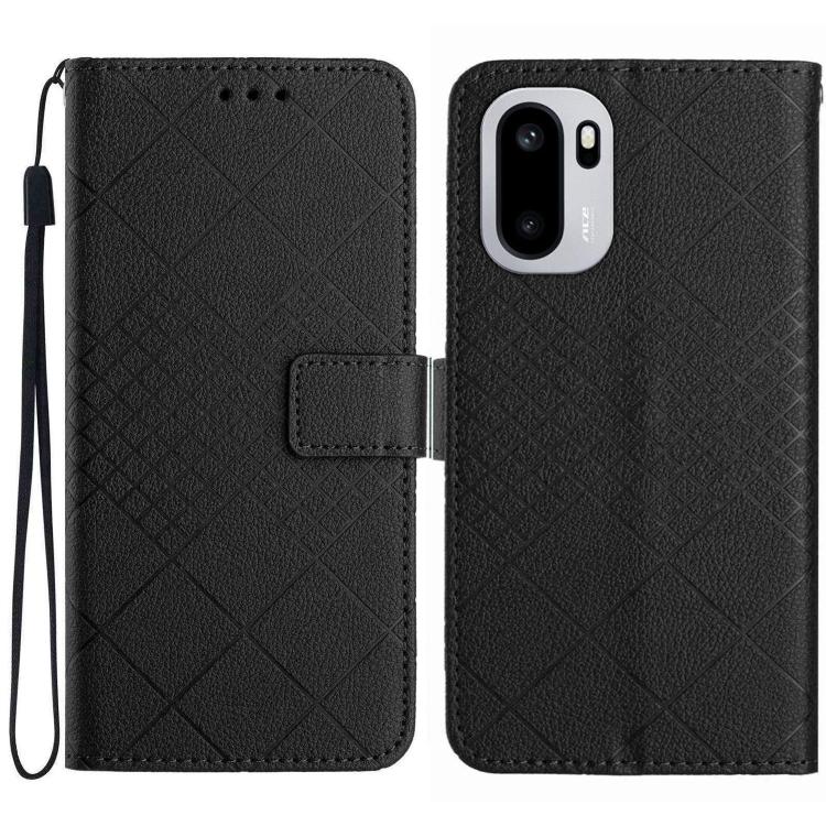 Rhombic Grid Texture Leather Phone Case, For OnePlus Nord 6 5G, For OnePlus 15R, For OnePlus 15 5G, For OnePlus Nord 5 5G / Ace 5 Ultra