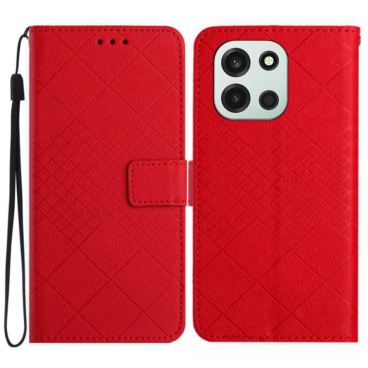 Rhombic Grid Texture Leather Phone Case, For OnePlus Nord 6 5G, For OnePlus 15R, For OnePlus 15 5G, For OnePlus Nord 5 5G / Ace 5 Ultra