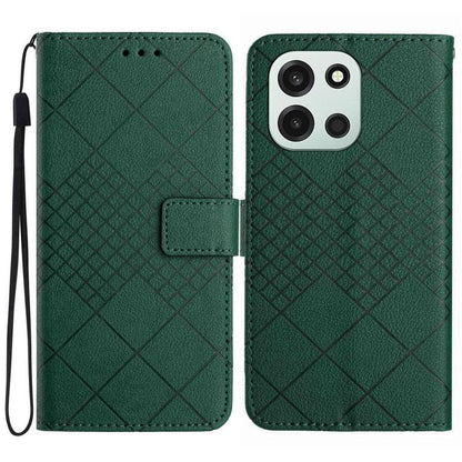 Rhombic Grid Texture Leather Phone Case, For OnePlus Nord 6 5G, For OnePlus 15R, For OnePlus 15 5G, For OnePlus Nord 5 5G / Ace 5 Ultra