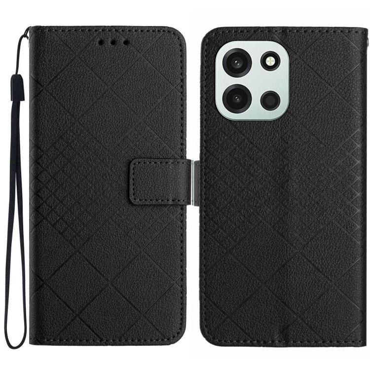 Rhombic Grid Texture Leather Phone Case, For OnePlus Nord 6 5G, For OnePlus 15R, For OnePlus 15 5G, For OnePlus Nord 5 5G / Ace 5 Ultra
