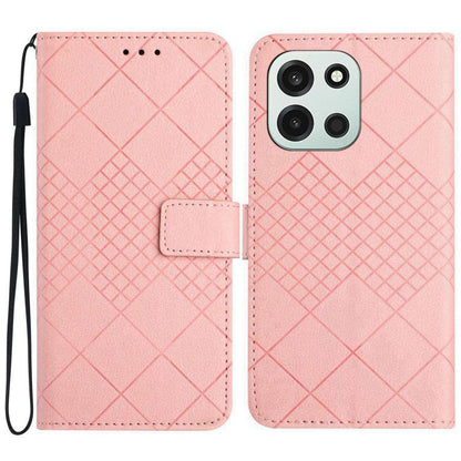 Rhombic Grid Texture Leather Phone Case, For OnePlus Nord 6 5G, For OnePlus 15R, For OnePlus 15 5G, For OnePlus Nord 5 5G / Ace 5 Ultra