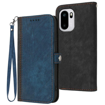 Side Buckle Double Fold Hand Strap Leather Phone Case, For OnePlus Turbo 6 / 6V, For OnePlus Ace 6, For OnePlus 15, For OnePlus 13T