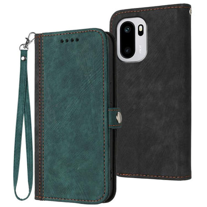 Side Buckle Double Fold Hand Strap Leather Phone Case, For OnePlus Turbo 6 / 6V, For OnePlus Ace 6, For OnePlus 15, For OnePlus 13T