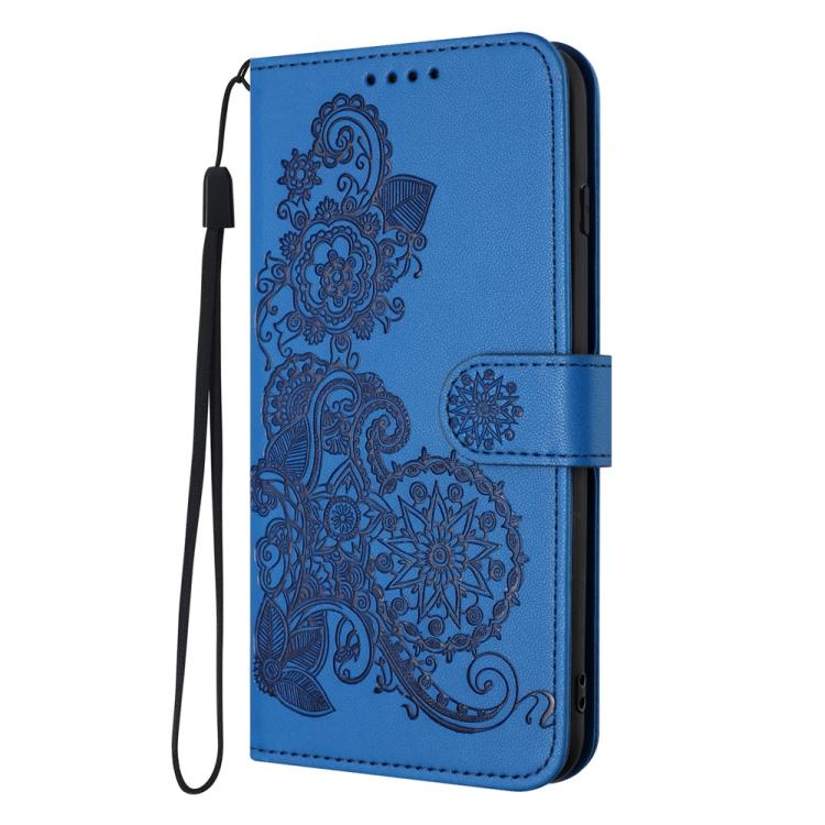 Datura Flower Embossed Flip Leather Phone Case, For OnePlus 13T, For OnePlus Ace 5 / 13R Global, For OnePlus 12