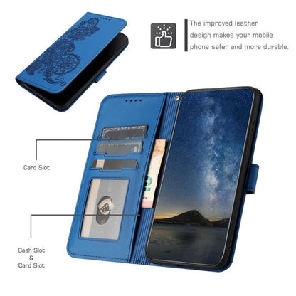 Datura Flower Embossed Flip Leather Phone Case, For OnePlus Turbo 6 / 6V, For OnePlus Ace 6, For OnePlus 15