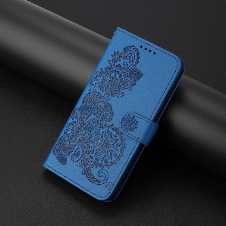 Datura Flower Embossed Flip Leather Phone Case, For OnePlus Turbo 6 / 6V, For OnePlus Ace 6, For OnePlus 15