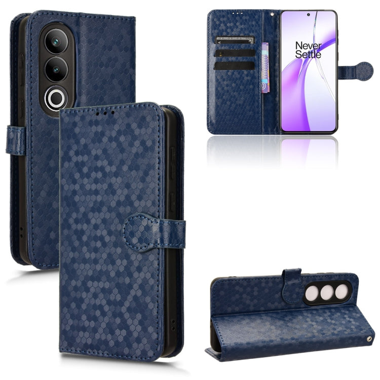 Honeycomb Dot Texture Leather Phone Case, For OnePlus Ace 3 Pro, For OnePlus Nord CE4 5G Global, For OnePlus 12