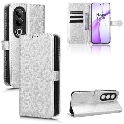 Honeycomb Dot Texture Leather Phone Case, For OnePlus Ace 3 Pro, For OnePlus Nord CE4 5G Global, For OnePlus 12