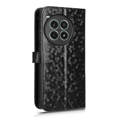 Honeycomb Dot Texture Leather Phone Case, For OnePlus Ace 3 Pro, For OnePlus Nord CE4 5G Global, For OnePlus 12