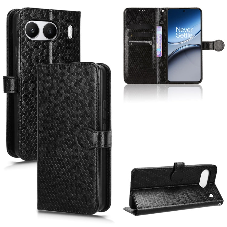 Honeycomb Dot Texture Leather Phone Case, For OnePlus Ace 5 Racing / Nord CE5, For OnePlus Ace 5 / Ace 5 Pro, For OnePlus 13 5G, For OnePlus Nord 4 5G