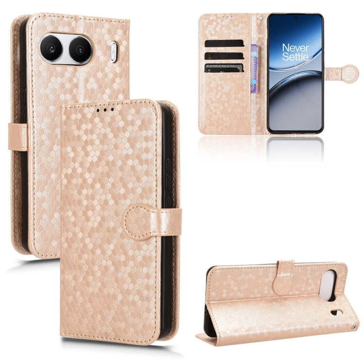 Honeycomb Dot Texture Leather Phone Case, For OnePlus Ace 5 Racing / Nord CE5, For OnePlus Ace 5 / Ace 5 Pro, For OnePlus 13 5G, For OnePlus Nord 4 5G