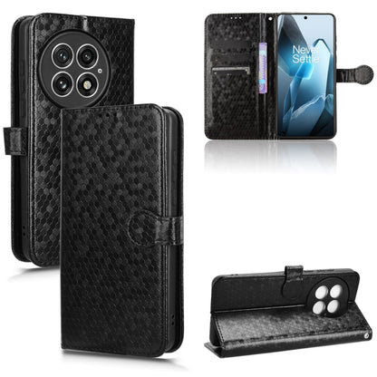 Honeycomb Dot Texture Leather Phone Case, For OnePlus Ace 5 Racing / Nord CE5, For OnePlus Ace 5 / Ace 5 Pro, For OnePlus 13 5G, For OnePlus Nord 4 5G