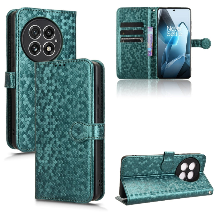 Honeycomb Dot Texture Leather Phone Case, For OnePlus Ace 5 Racing / Nord CE5, For OnePlus Ace 5 / Ace 5 Pro, For OnePlus 13 5G, For OnePlus Nord 4 5G