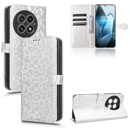 Honeycomb Dot Texture Leather Phone Case, For OnePlus Ace 5 Racing / Nord CE5, For OnePlus Ace 5 / Ace 5 Pro, For OnePlus 13 5G, For OnePlus Nord 4 5G
