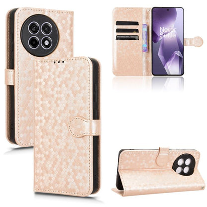 Honeycomb Dot Texture Leather Phone Case, For OnePlus Ace 5 Racing / Nord CE5, For OnePlus Ace 5 / Ace 5 Pro, For OnePlus 13 5G, For OnePlus Nord 4 5G