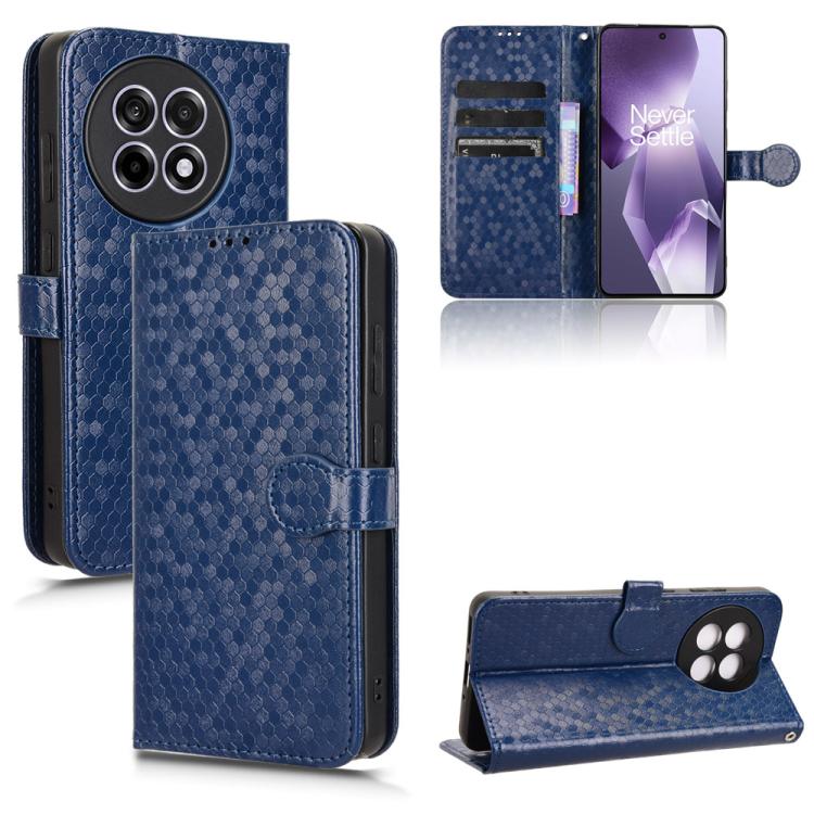 Honeycomb Dot Texture Leather Phone Case, For OnePlus Ace 5 Racing / Nord CE5, For OnePlus Ace 5 / Ace 5 Pro, For OnePlus 13 5G, For OnePlus Nord 4 5G