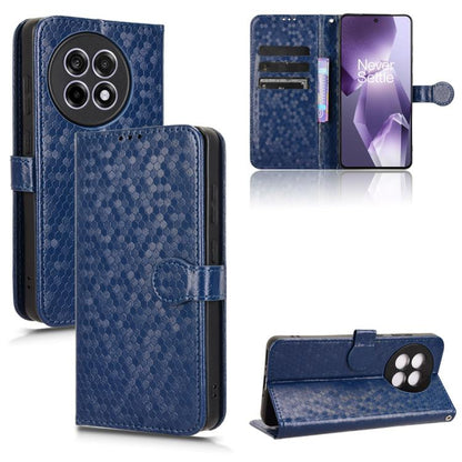 Honeycomb Dot Texture Leather Phone Case, For OnePlus Ace 5 Racing / Nord CE5, For OnePlus Ace 5 / Ace 5 Pro, For OnePlus 13 5G, For OnePlus Nord 4 5G