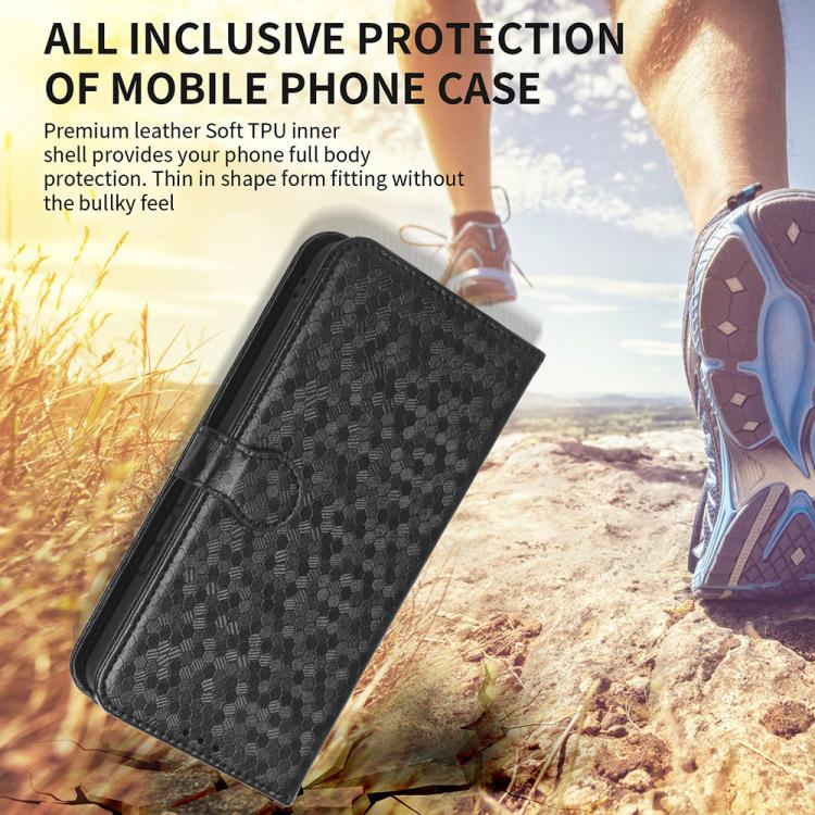 Honeycomb Dot Texture Leather Phone Case, For OnePlus Ace 5 Racing / Nord CE5, For OnePlus Ace 5 / Ace 5 Pro, For OnePlus 13 5G, For OnePlus Nord 4 5G