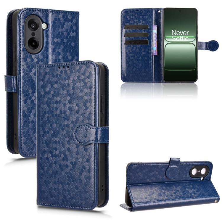 Honeycomb Dot Texture Leather Phone Case, For OnePlus Ace 5 Racing / Nord CE5, For OnePlus Ace 5 / Ace 5 Pro, For OnePlus 13 5G, For OnePlus Nord 4 5G