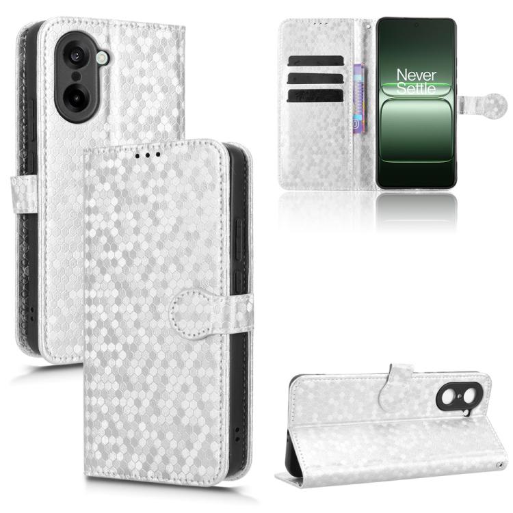 Honeycomb Dot Texture Leather Phone Case, For OnePlus Ace 5 Racing / Nord CE5, For OnePlus Ace 5 / Ace 5 Pro, For OnePlus 13 5G, For OnePlus Nord 4 5G