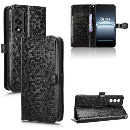 Honeycomb Dot Texture Leather Phone Case, For OnePlus Turbo 6V 5G, For OnePlus Ace 6 / 15R, For OnePlus 15, For OnePlus Ace 5 Ultra / Nord 5