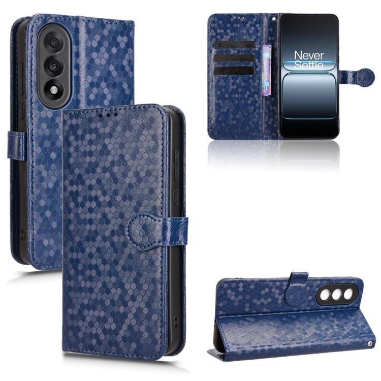 Honeycomb Dot Texture Leather Phone Case, For OnePlus Turbo 6V 5G, For OnePlus Ace 6 / 15R, For OnePlus 15, For OnePlus Ace 5 Ultra / Nord 5