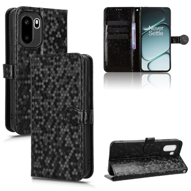 Honeycomb Dot Texture Leather Phone Case, For OnePlus Turbo 6V 5G, For OnePlus Ace 6 / 15R, For OnePlus 15, For OnePlus Ace 5 Ultra / Nord 5