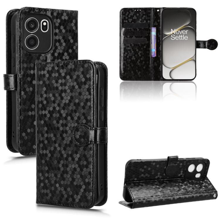 Honeycomb Dot Texture Leather Phone Case, For OnePlus Turbo 6V 5G, For OnePlus Ace 6 / 15R, For OnePlus 15, For OnePlus Ace 5 Ultra / Nord 5