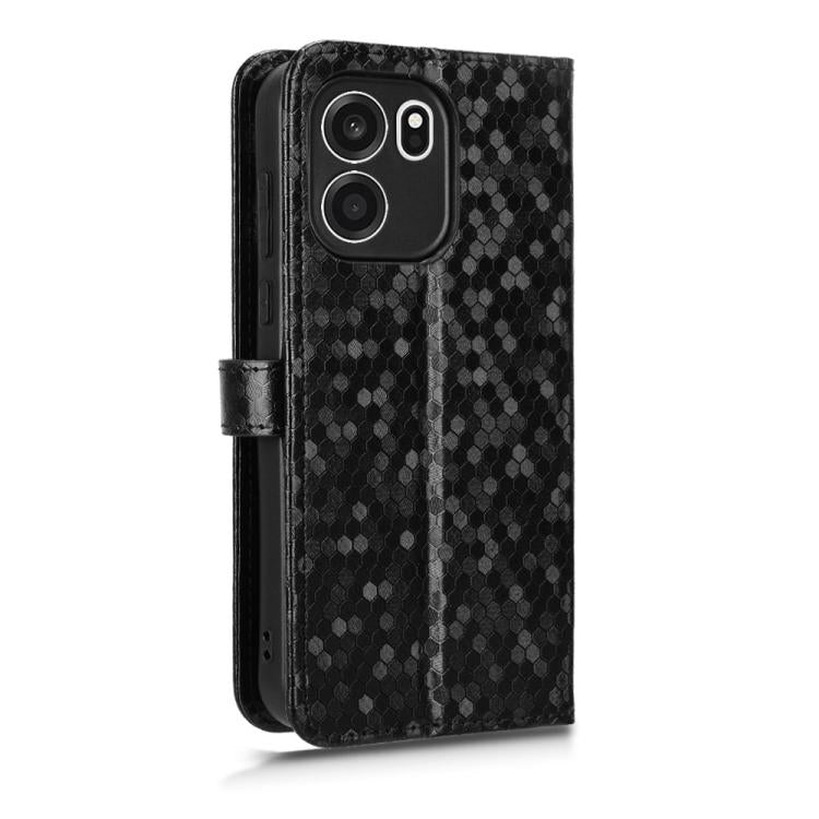 Honeycomb Dot Texture Leather Phone Case, For OnePlus Turbo 6V 5G, For OnePlus Ace 6 / 15R, For OnePlus 15, For OnePlus Ace 5 Ultra / Nord 5