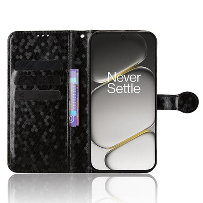Honeycomb Dot Texture Leather Phone Case, For OnePlus Turbo 6V 5G, For OnePlus Ace 6 / 15R, For OnePlus 15, For OnePlus Ace 5 Ultra / Nord 5