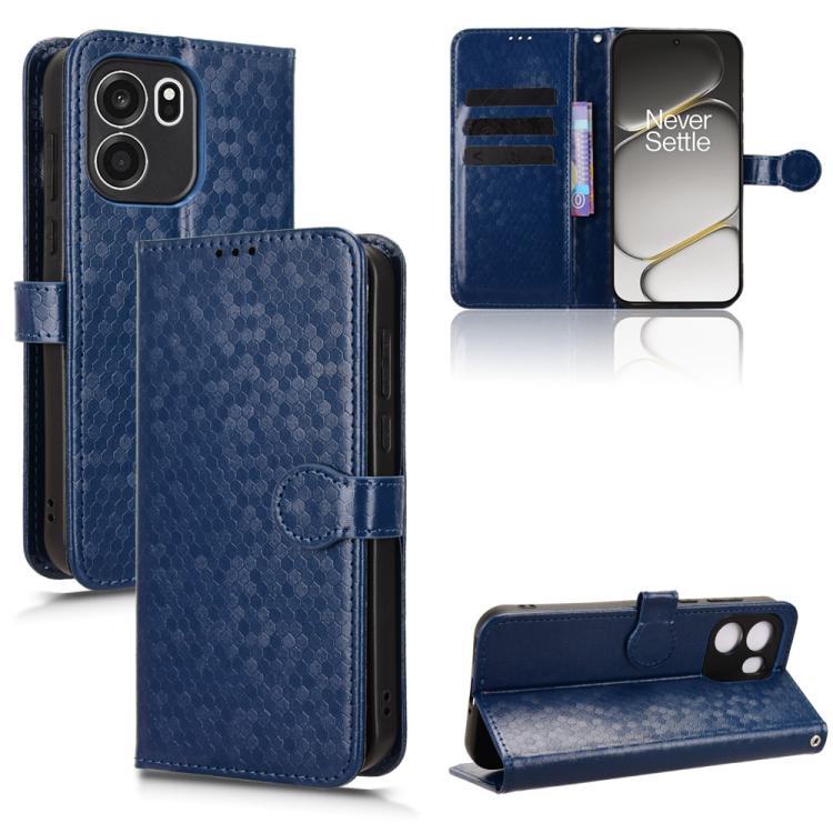 Honeycomb Dot Texture Leather Phone Case, For OnePlus Turbo 6V 5G, For OnePlus Ace 6 / 15R, For OnePlus 15, For OnePlus Ace 5 Ultra / Nord 5