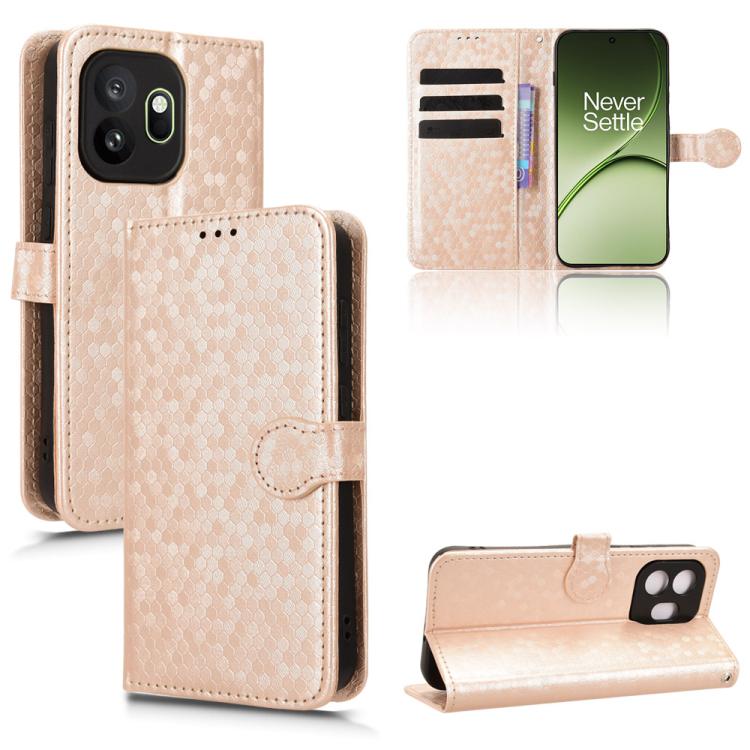 Honeycomb Dot Texture Leather Phone Case, For OnePlus N6 4G, For OnePlus Ace 6 Ultra 5G, For OnePlus Turbo 6 / Nord 6 5G, For OnePlus 15T