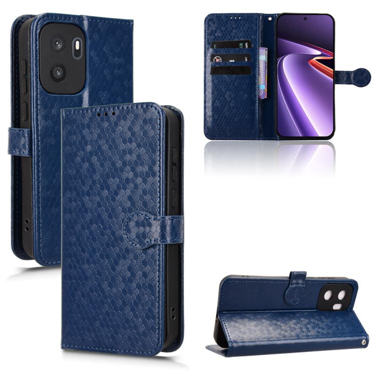 Honeycomb Dot Texture Leather Phone Case, For OnePlus N6 4G, For OnePlus Ace 6 Ultra 5G, For OnePlus Turbo 6 / Nord 6 5G, For OnePlus 15T
