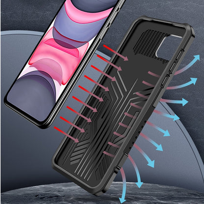 Machine Armor Warrior Shockproof PC + TPU Protective Case, For iPhone 8 Plus & 7 Plus, For iPhone 8 & 7, For iPhone 11 Pro, For iPhone 11
