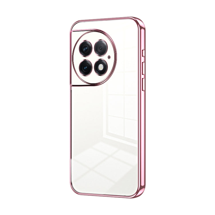Transparent Plating Fine Hole Phone Case, For OnePlus Nord 4, For OnePlus Ace 3 Pro, For OnePlus Ace 2 Pro