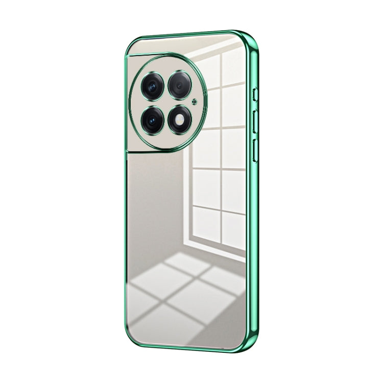 Transparent Plating Fine Hole Phone Case, For OnePlus Nord 4, For OnePlus Ace 3 Pro, For OnePlus Ace 2 Pro