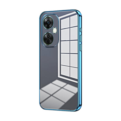 Transparent Plating Fine Hole Phone Case, For OnePlus Nord CE 3 Lite / Nord N30, For OnePlus Ace 2V / Nord 3, For OnePlus Ace 2 / 11R