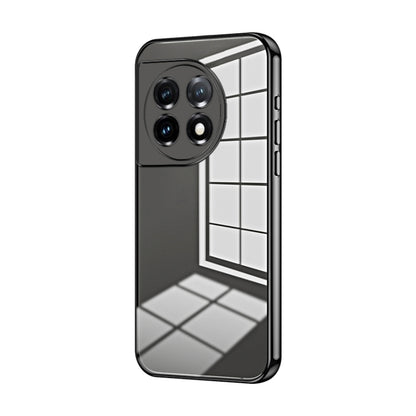 Transparent Plating Fine Hole Phone Case, For OnePlus 11, For OnePlus 10T / Ace Pro, For OnePlus Ace / 10R
