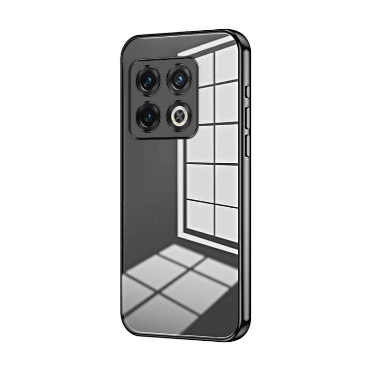 Transparent Plating Fine Hole Phone Case, For OnePlus 10 Pro, For OnePlus Nord N20 5G, For OnePlus 9R