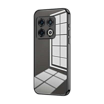 Transparent Plating Fine Hole Phone Case, For OnePlus 10 Pro, For OnePlus Nord N20 5G, For OnePlus 9R