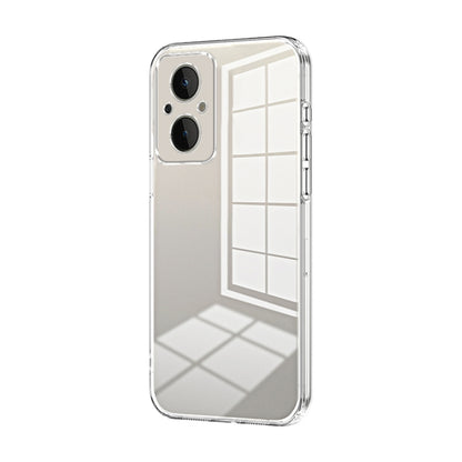 Transparent Plating Fine Hole Phone Case, For OnePlus 10 Pro, For OnePlus Nord N20 5G, For OnePlus 9R