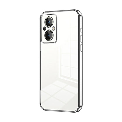 Transparent Plating Fine Hole Phone Case, For OnePlus 10 Pro, For OnePlus Nord N20 5G, For OnePlus 9R