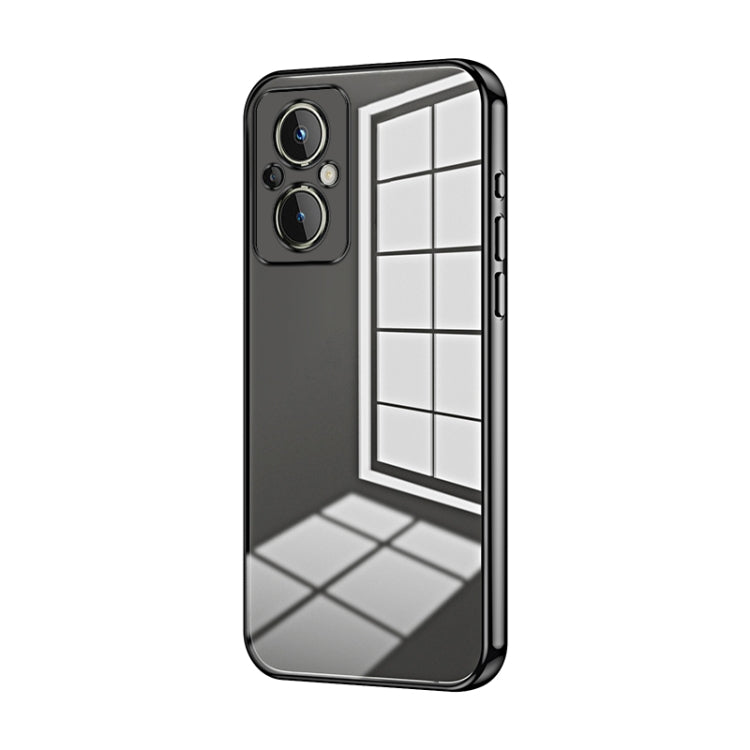 Transparent Plating Fine Hole Phone Case, For OnePlus 10 Pro, For OnePlus Nord N20 5G, For OnePlus 9R