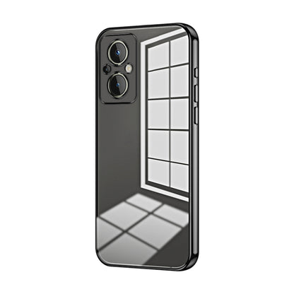 Transparent Plating Fine Hole Phone Case, For OnePlus 10 Pro, For OnePlus Nord N20 5G, For OnePlus 9R