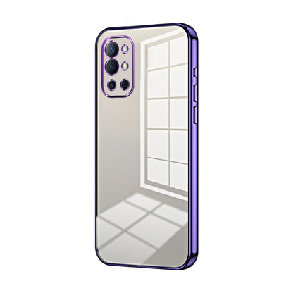 Transparent Plating Fine Hole Phone Case, For OnePlus 10 Pro, For OnePlus Nord N20 5G, For OnePlus 9R