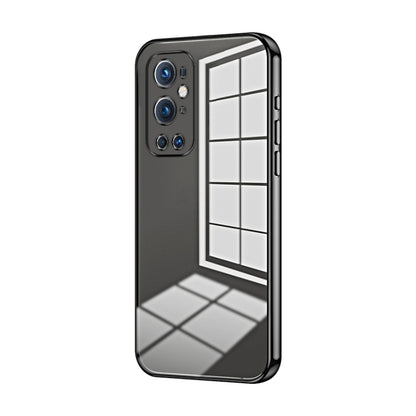 Transparent Plating Fine Hole Phone Case, For OnePlus 9 Pro, For OnePlus 9, For OnePlus 8T