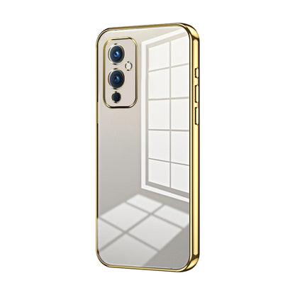 Transparent Plating Fine Hole Phone Case, For OnePlus 9 Pro, For OnePlus 9, For OnePlus 8T