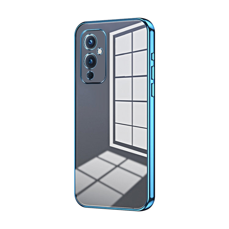 Transparent Plating Fine Hole Phone Case, For OnePlus 9 Pro, For OnePlus 9, For OnePlus 8T