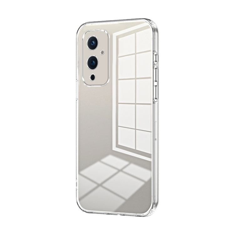Transparent Plating Fine Hole Phone Case, For OnePlus 9 Pro, For OnePlus 9, For OnePlus 8T