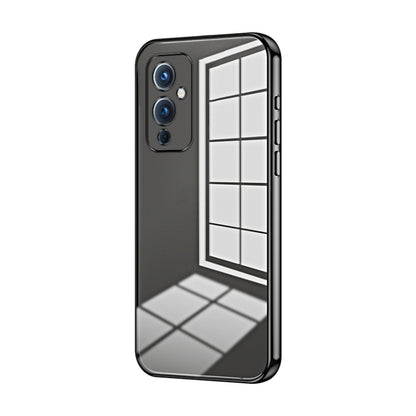 Transparent Plating Fine Hole Phone Case, For OnePlus 9 Pro, For OnePlus 9, For OnePlus 8T